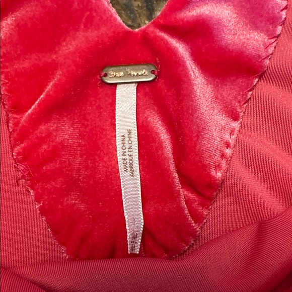 Free People Red Long Sleeve Dress - Picture 4 of 4